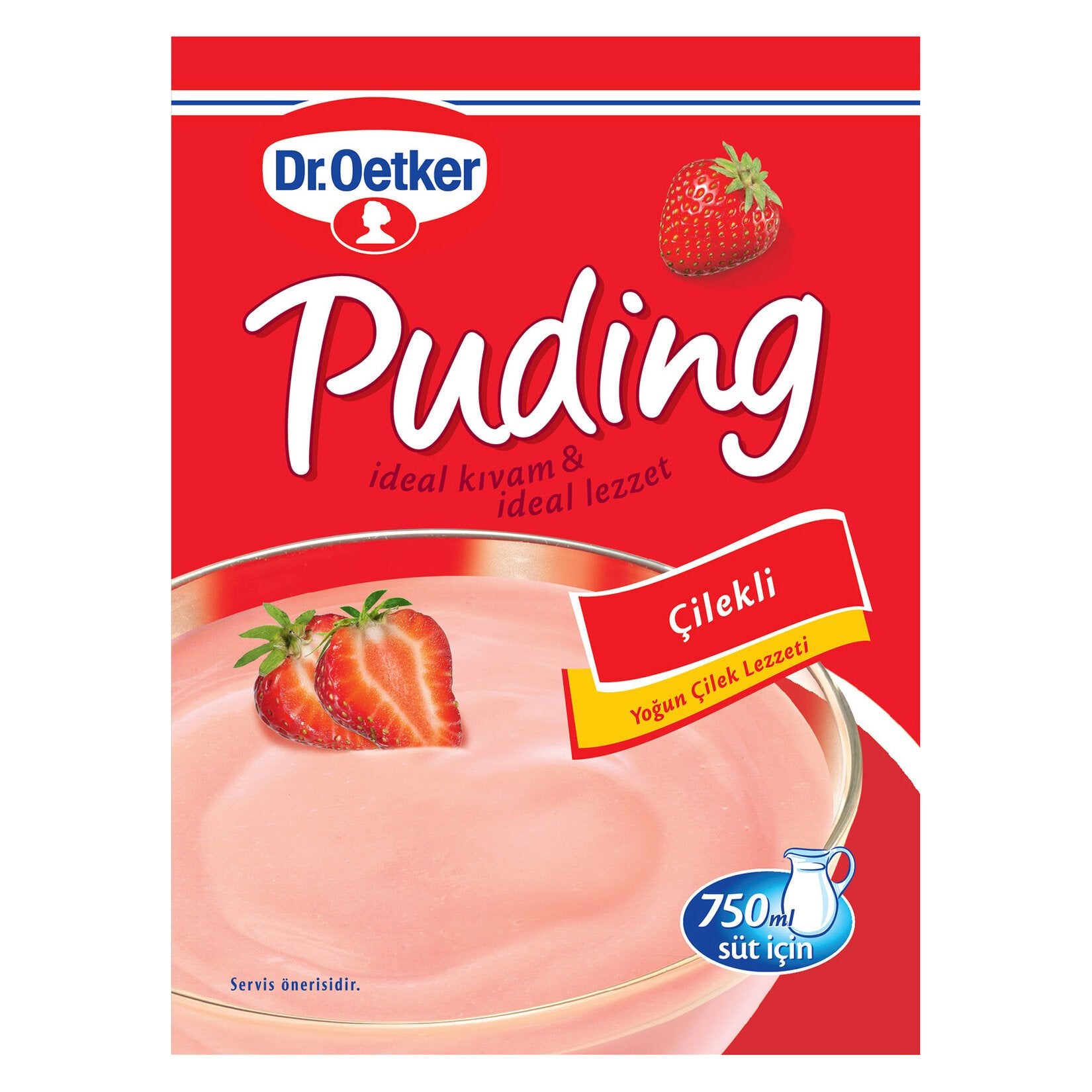 Dr. Oetker Strawberry Flavored Pudding Mix – 120g