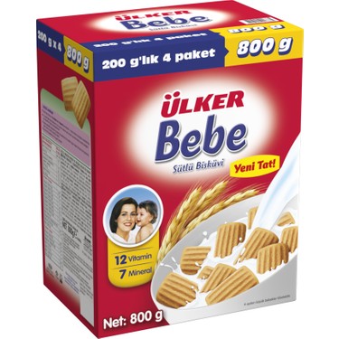 Ulker Baby Biscuits 800g (200gx4)