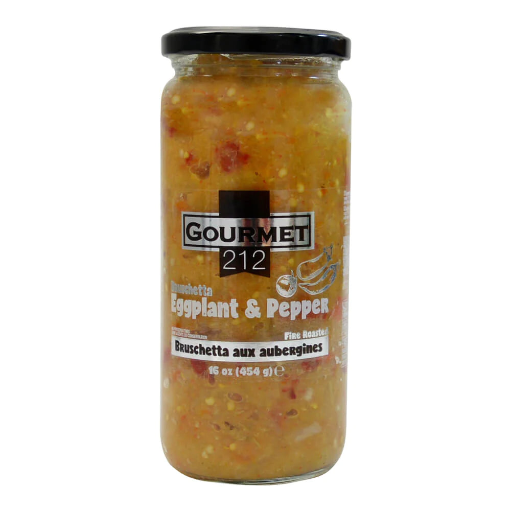 Gourmet212 Eggplant&Pepper Bruschetta 454g