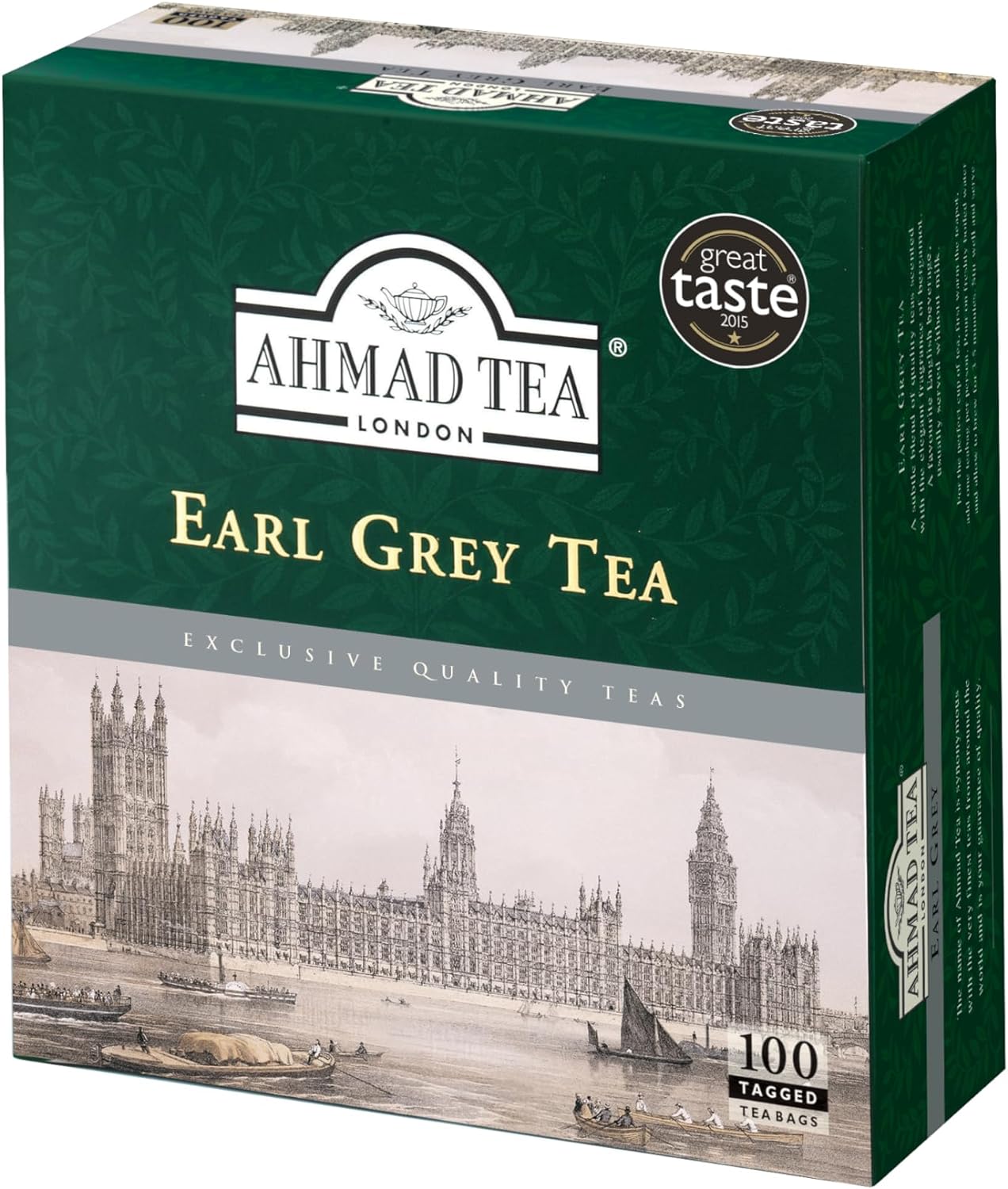 Ahmad Tea Earl Grey 100 Tea Bags