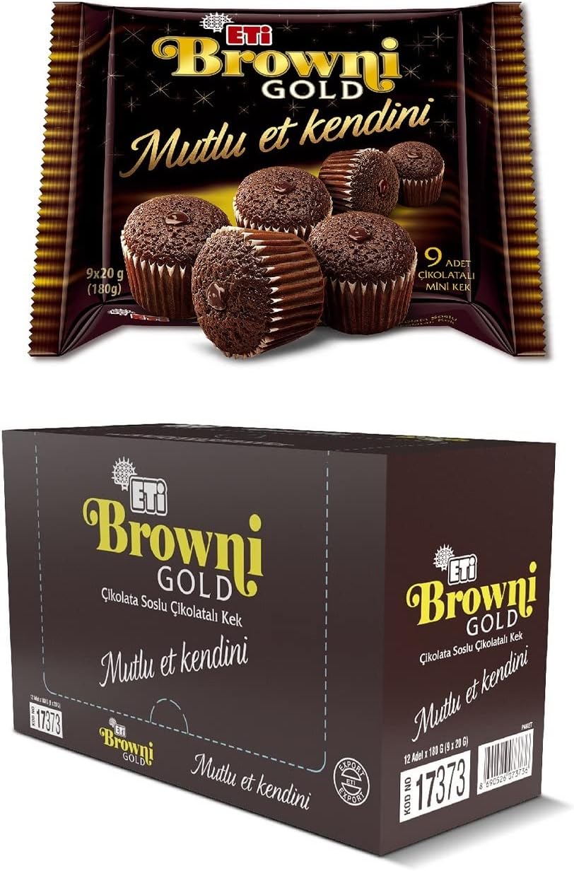 Eti Browni Gold Mini Chocolate Cakes