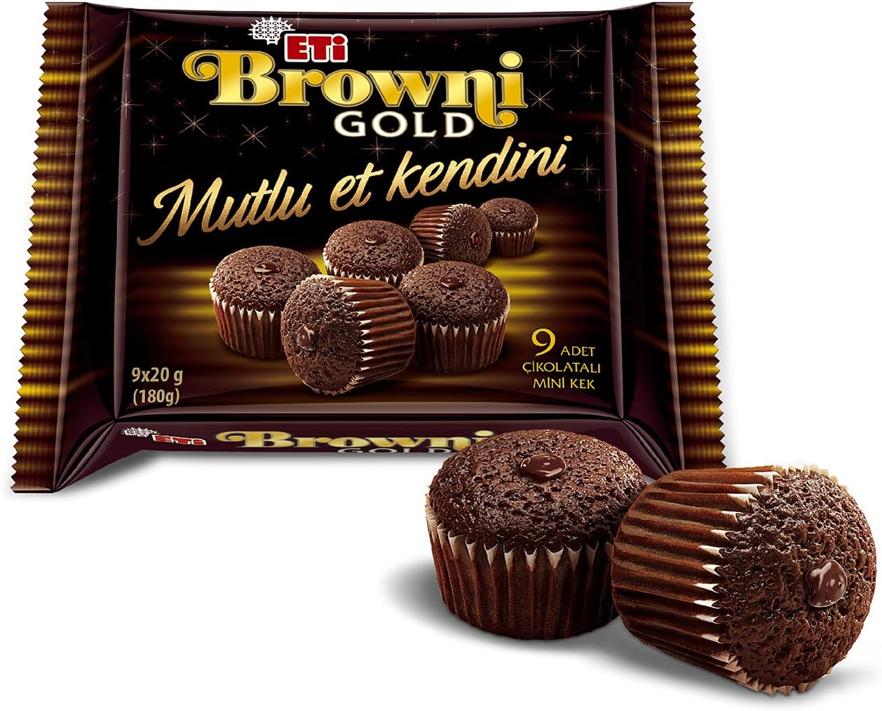 Eti Browni Gold Mini Chocolate Cakes