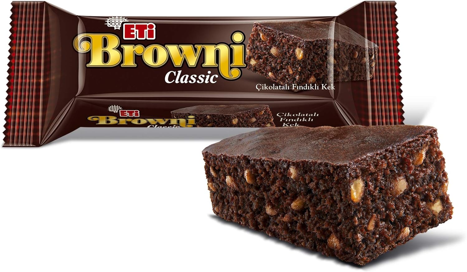 Eti Browni Classic Chocolate Cake with Hazelnut