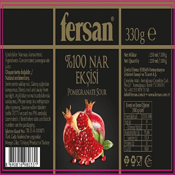 Fersan %100 Pomegranate Sour - 330g