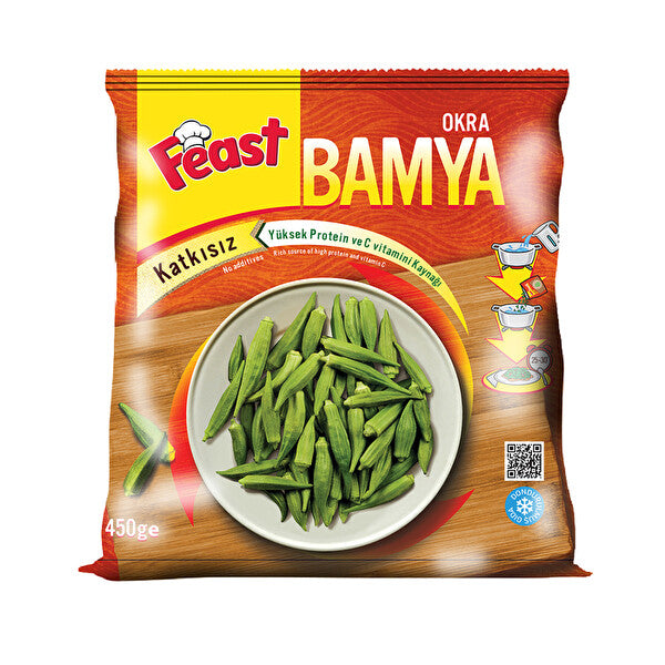 Feast Okra 450g (Frozen)