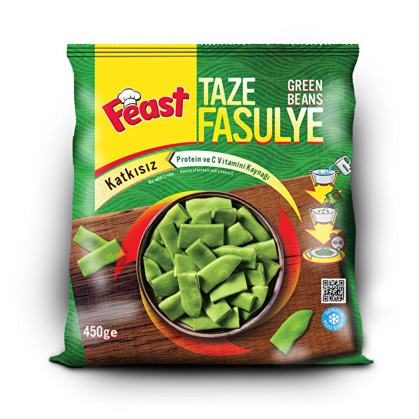 Feast Green Beans 450g (Frozen)