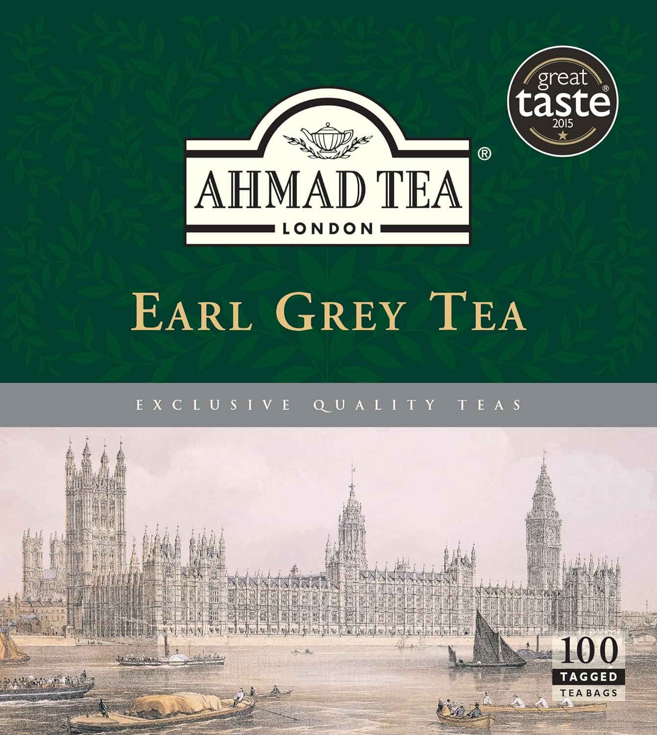 Ahmad Tea Earl Grey 100 Tea Bags