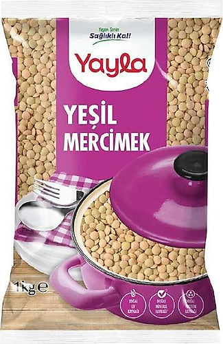 Yayla Green Lentils 1000g