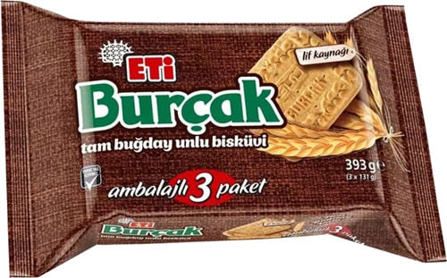 Eti Burçak Oatmeal Biscuits 3 Packs 393g